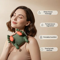 Smart Massage Pillow for Shoulder and Knee, Electric Massager with Realistic Hand Design, Deep Muscle Relief, Perfect Gift for Holidays