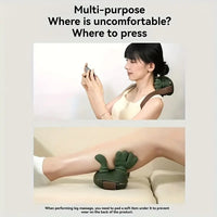 Smart Massage Pillow for Shoulder and Knee, Electric Massager with Realistic Hand Design, Deep Muscle Relief, Perfect Gift for Holidays