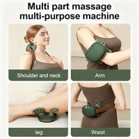 Smart Massage Pillow for Shoulder and Knee, Electric Massager with Realistic Hand Design, Deep Muscle Relief, Perfect Gift for Holidays